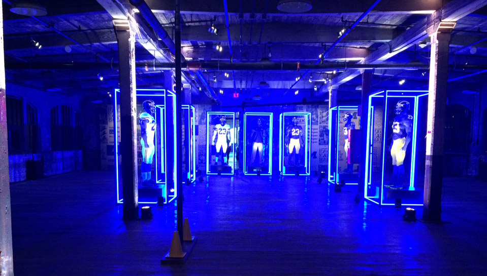 Nike x UM Jordan Store Lighting Design